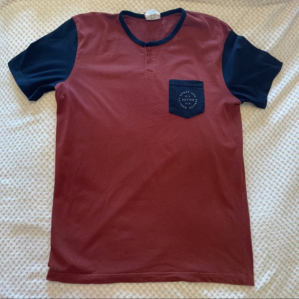Men’s Active Ride Shop coral tshirt medium